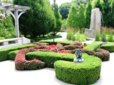Photo of the Knot Gardens in White River Gardens